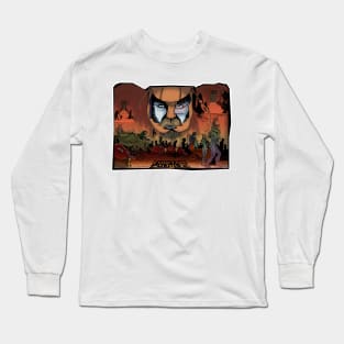 "Shelter in Flames" Page Detail Long Sleeve T-Shirt